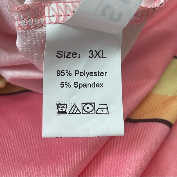 SHEIN Banana Print PJ Set NWOT in Original Bag Size 3X - Picture 5 of 12